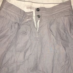 Old Navy women's high mid waste skirt pin stripes